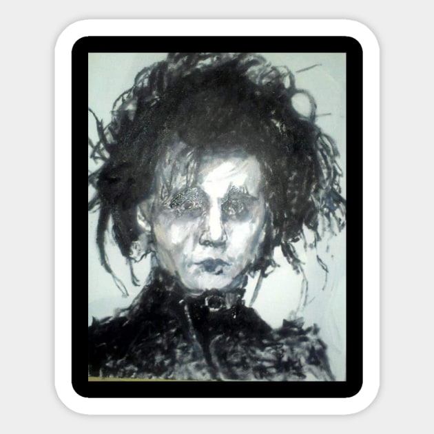 Edward Scissorhands" Sticker For Sale By By-yamselle